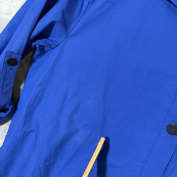 NWT IC by Connie K Shirt Dress S Blue Tunic Shift Pockets Lagenlook Artsy READ - Picture 5 of 10